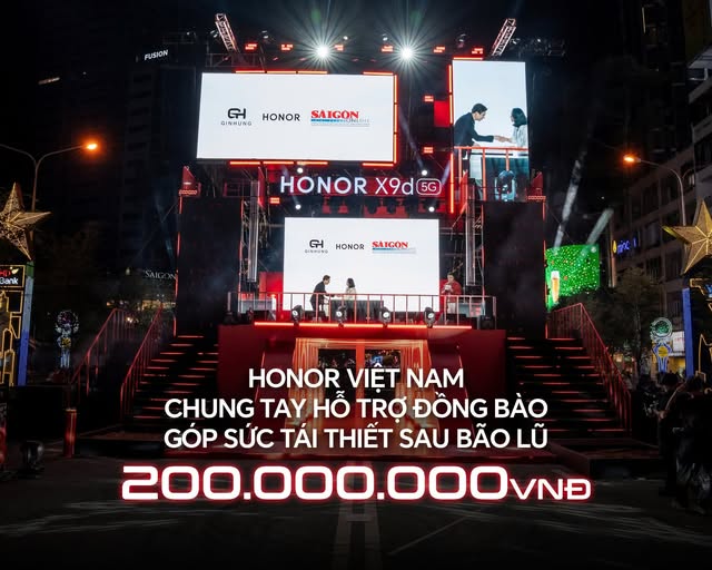 HONOR Việt Nam đồng hành cùng Báo Sài Gòn Giải Phóng hỗ trợ đồng bào vùng bão lũ 23 HONOR Viet Nam dong hanh cung Bao Sai Gon Giai Phong ho tro dong bao vung bao lu